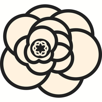 Blumenförmiger Teppich Brehn