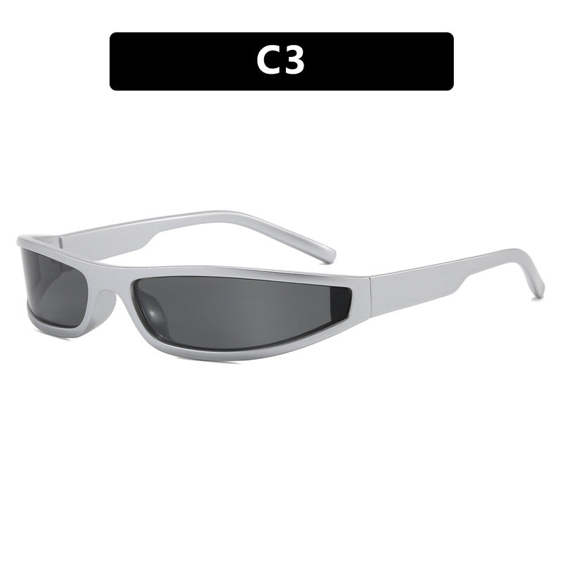 Damen sportliche Sonnenbrille mit flachem, aerodynamischem Design und UV-Schutz Brehn