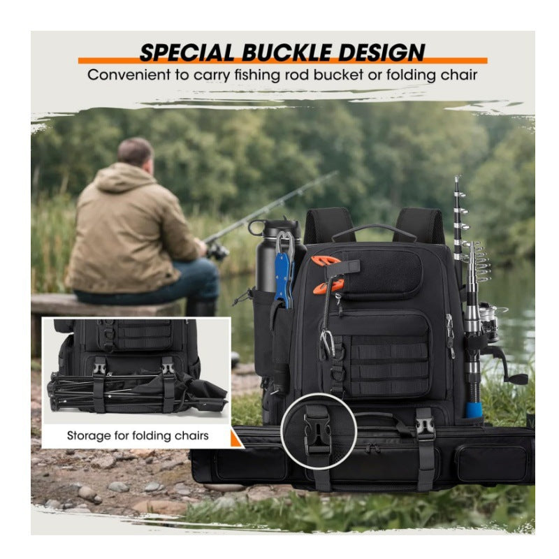 Multi-Funktionaler Outdoor Angelrucksack Brehn