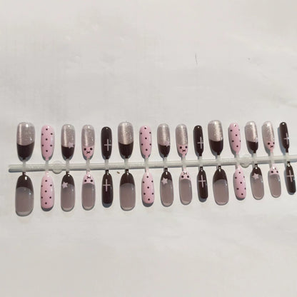 Kreatives Press-On Nagelset Brehn