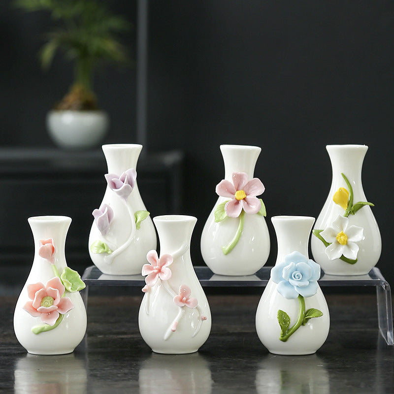 Florale Kunst Keramikvase Brehn