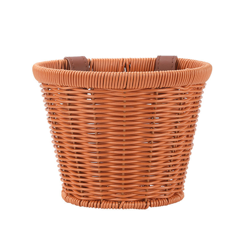 Damen stylischer Korb aus geflochtenem Material Brehn
