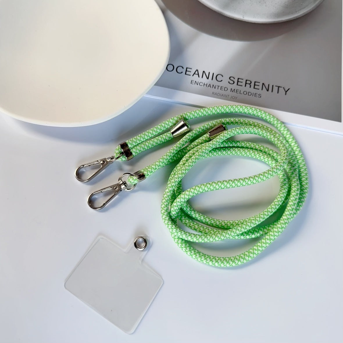 Verstellbare Lanyard mit doppelten Clips Brehn