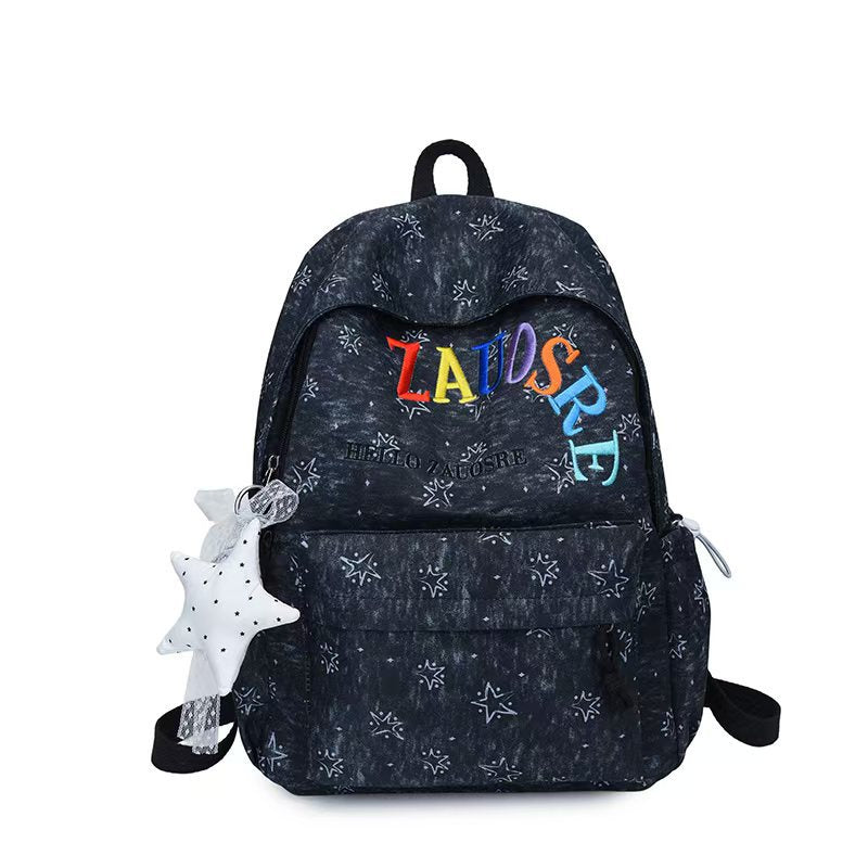 Lässiger Rucksack mit Sternenmuster Brehn