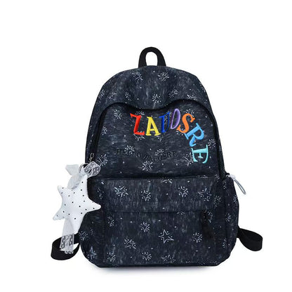 Lässiger Rucksack mit Sternenmuster Brehn