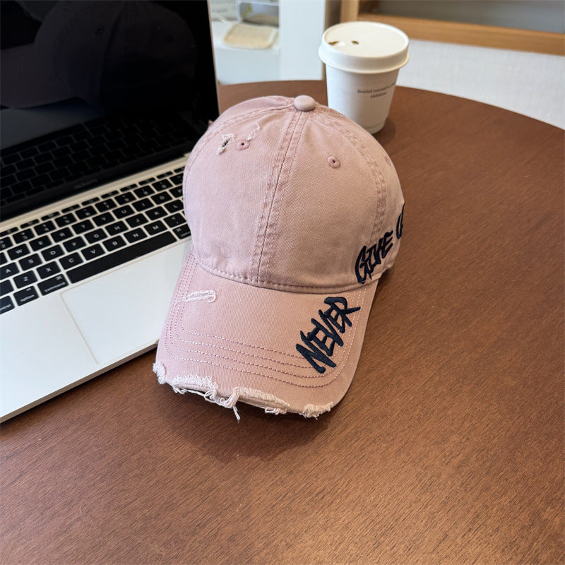 Unisex Distressed Graphic Baseball Cap Brehn