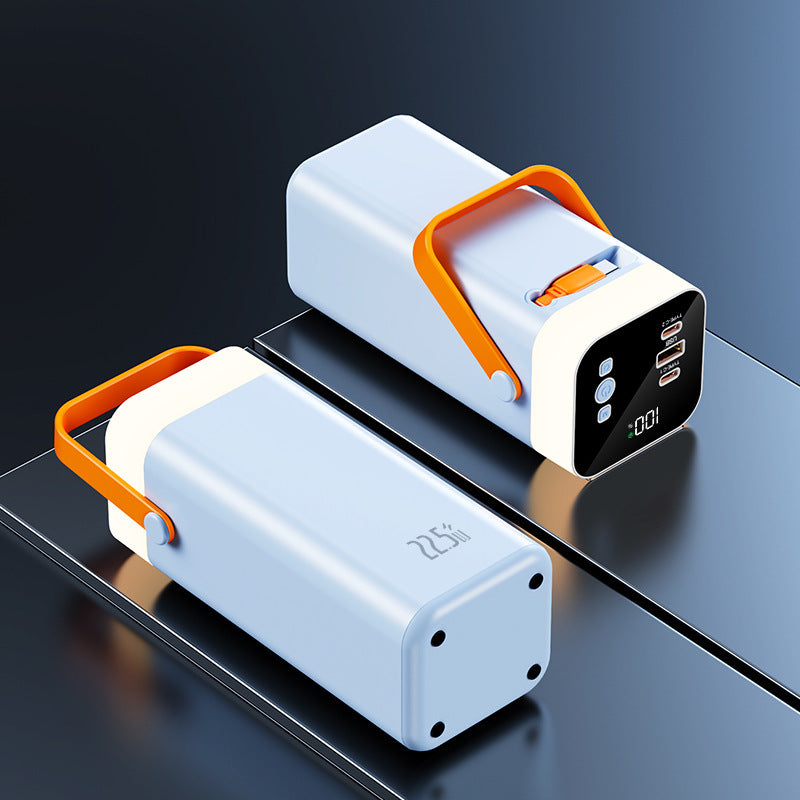 Tragbare Powerbank mit intelligentem Ladekonzept und digitaler Kapazitätsanzeige Brehn