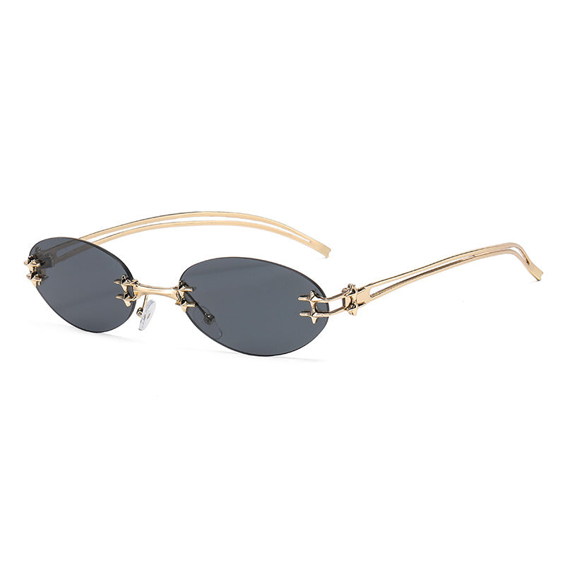 Damen elegante Metall-Brille mit filigranem Design Brehn
