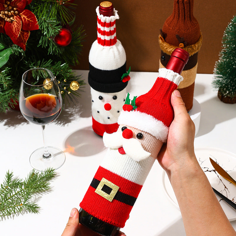 Weihnachtsgeschenk Weinflaschenhülle Brehn