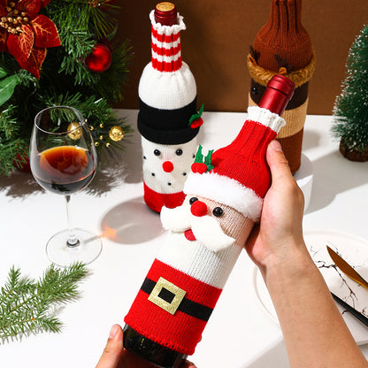Weihnachtsgeschenk Weinflaschenhülle Brehn