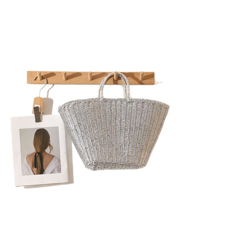 Elegante Geflochtene Korbtasche mit Stabilen Griffen Brehn