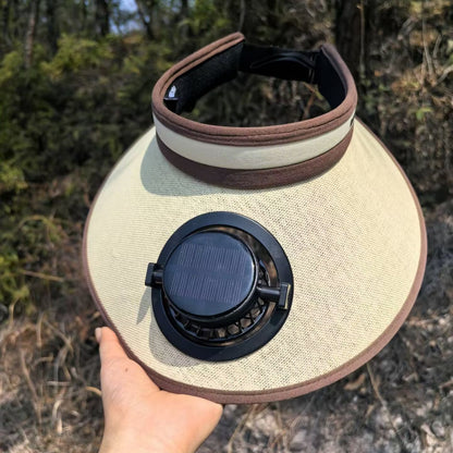 Sonnenschutzvisier mit solarbetriebenem Ventilator Brehn