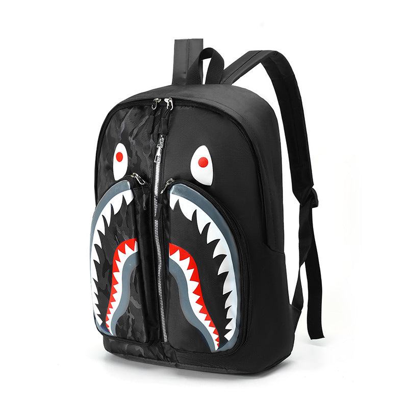 Haifisch-Themen Cartoon Rucksack