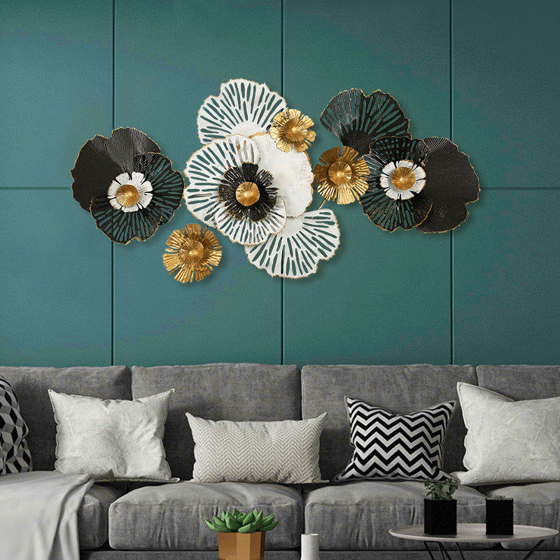 Dekorative Metall Blumen Wandkunst Brehn