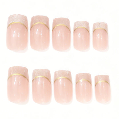 Premium French Tip Nagelkunst Erweiterungen Brehn