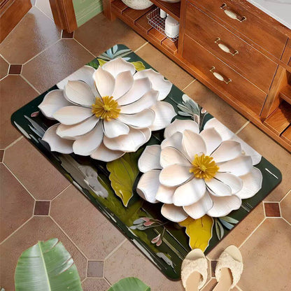 Dekorative 3D Blumenbadmatte
