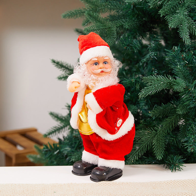 Dekorativer Weihnachtsmann mit Glöckchen Brehn