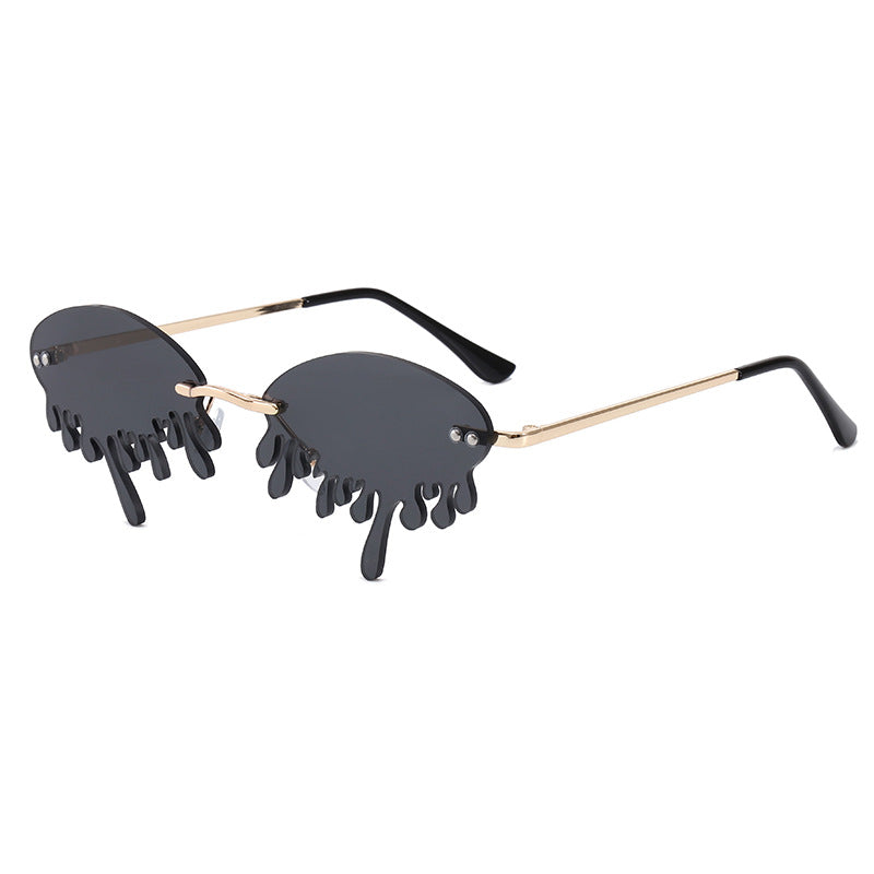 Damen Sonnenbrille mit kreativem Tropfen-Design Brehn