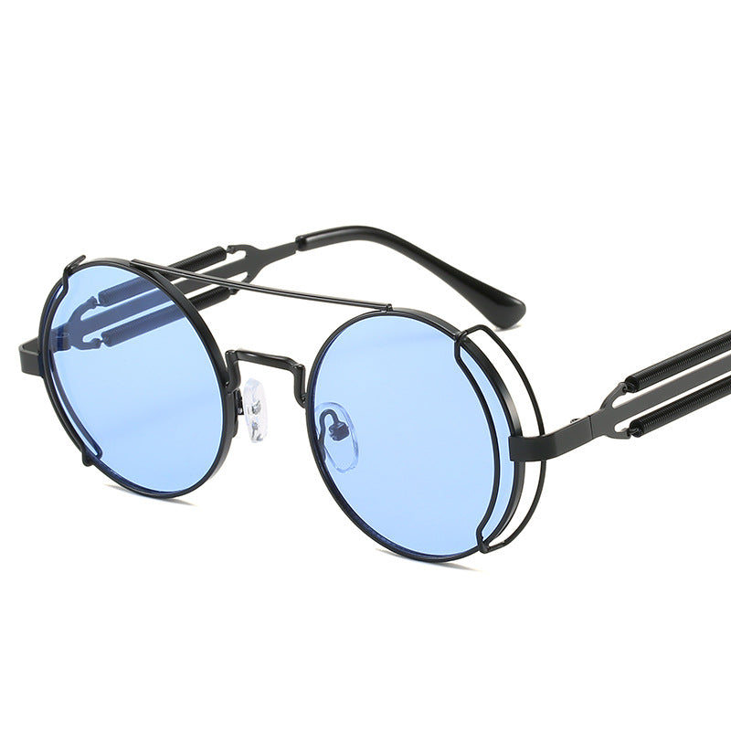 Damen modische Vintage-Sonnenbrille mit innovativem Drahtdesign Brehn