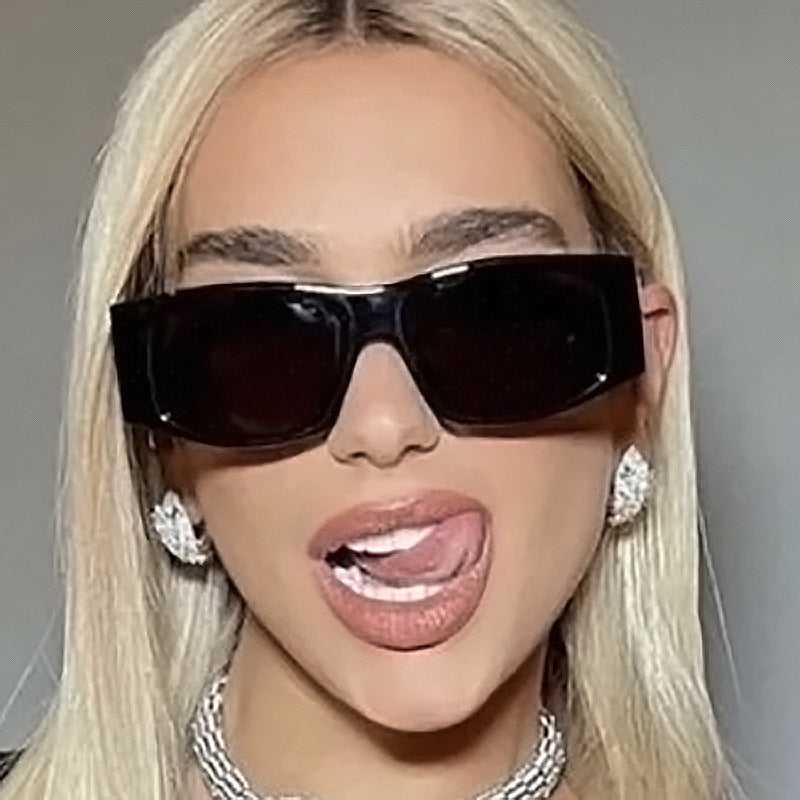 Damen stilvolle quadratische Sonnenbrille Brehn