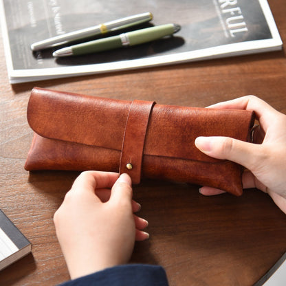 Stylische Leder Stiftetui Brehn