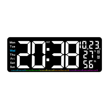 Digitaler Alarmwecker mit großem LED-Display und Wetterdaten Brehn