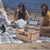 Damen Picknickkorb mit integriertem Geschirrset und stilvollen Details Brehn