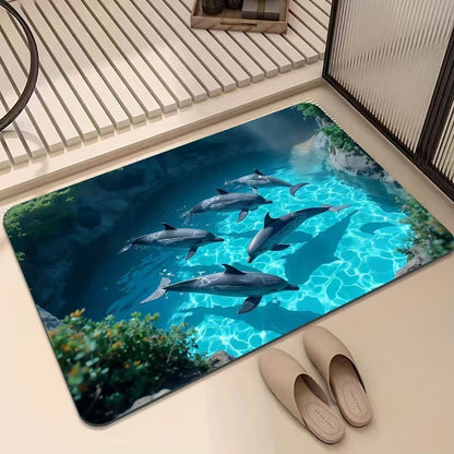 Künstlerischer 3D-Optische Illusion Teppich