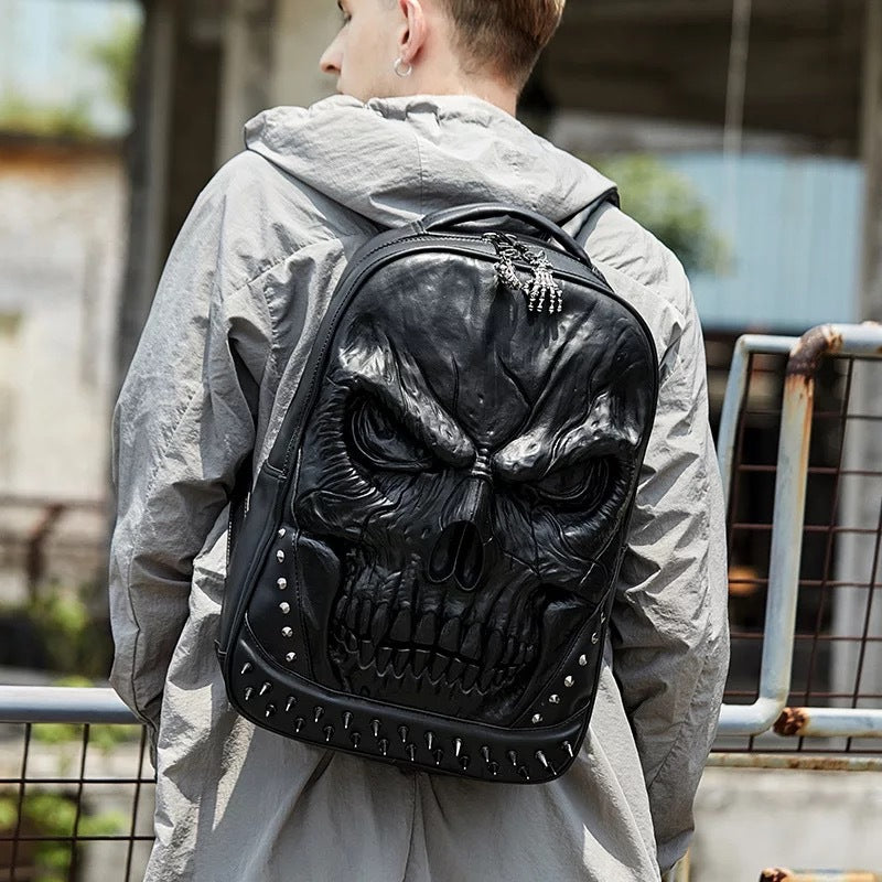 Kreativer Rucksack mit Totenkopf-Design Brehn