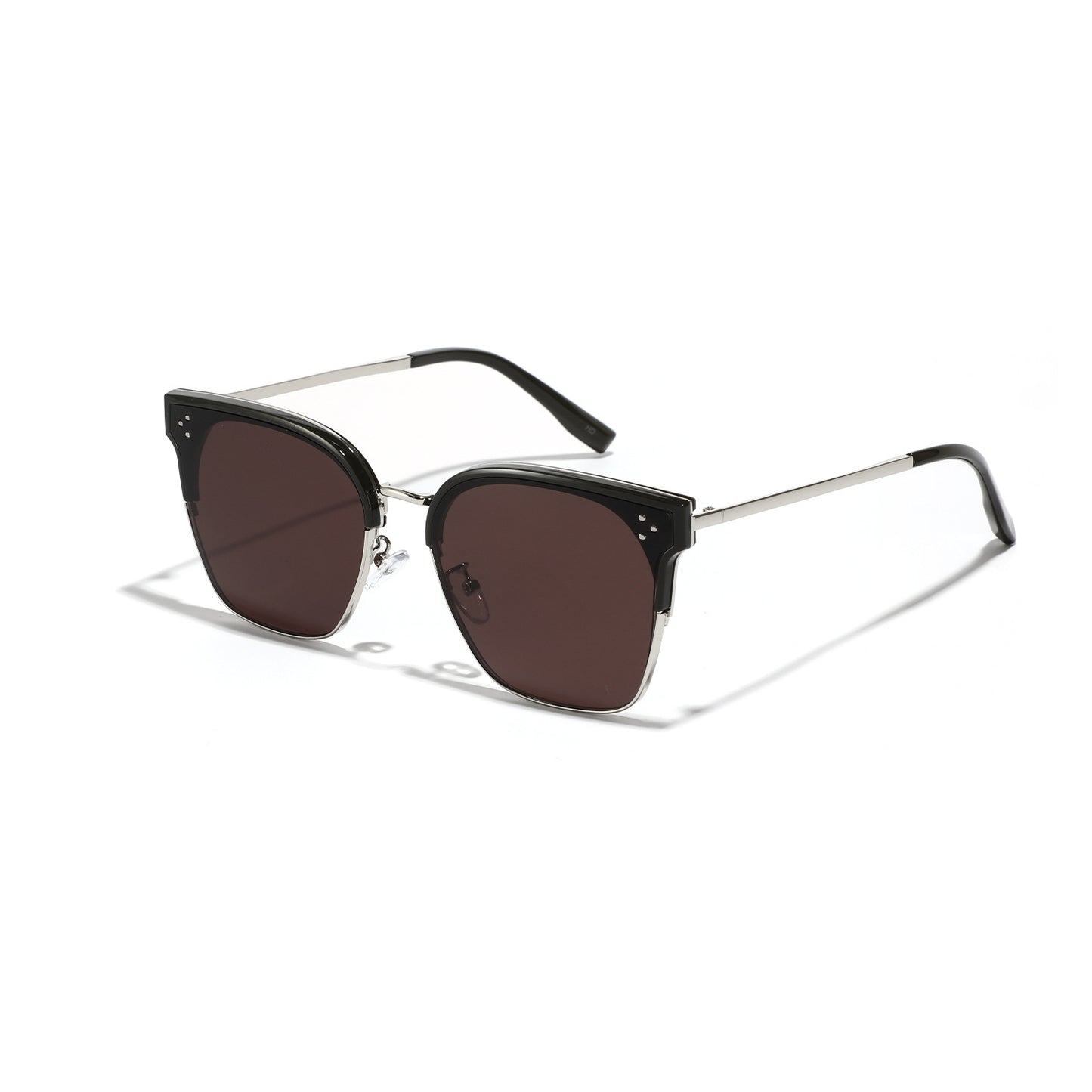 Damen modische Sonnenbrille mit markantem Design und kontrastreichem Rahmen Brehn