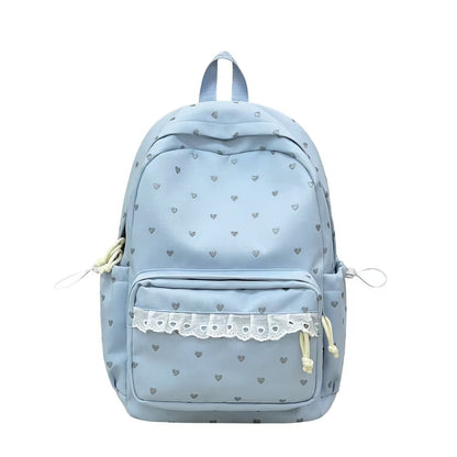 Herz-Print Freizeit Rucksack Brehn