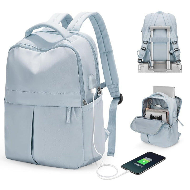 Multifunktionaler Laptop-Rucksack mit Usb-Anschluss und Vielseitigen Fächern Brehn