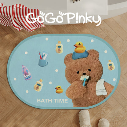Spaß Badezimmer Teppich