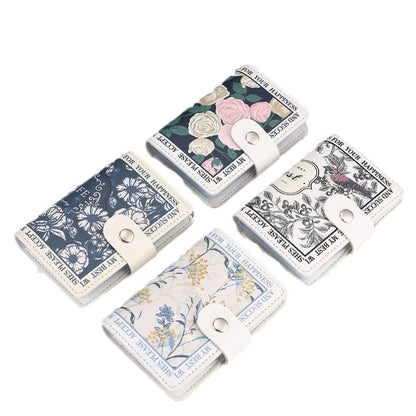 Elegante Rose Druck Geldbörse Brehn