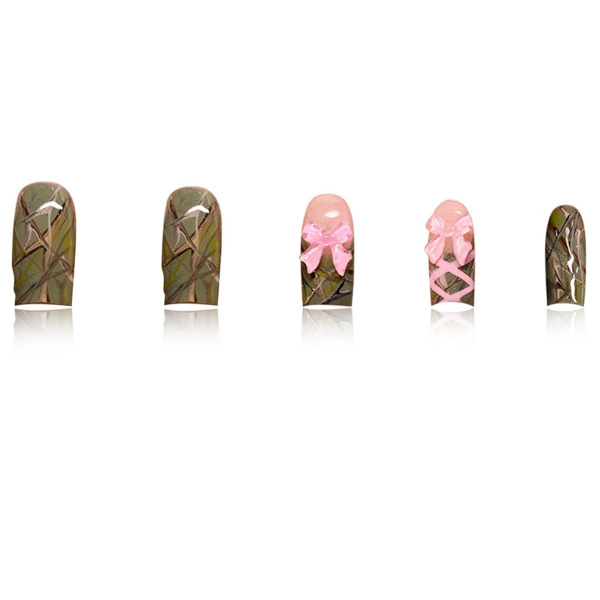 Floral Ombre Nagel Wraps Brehn