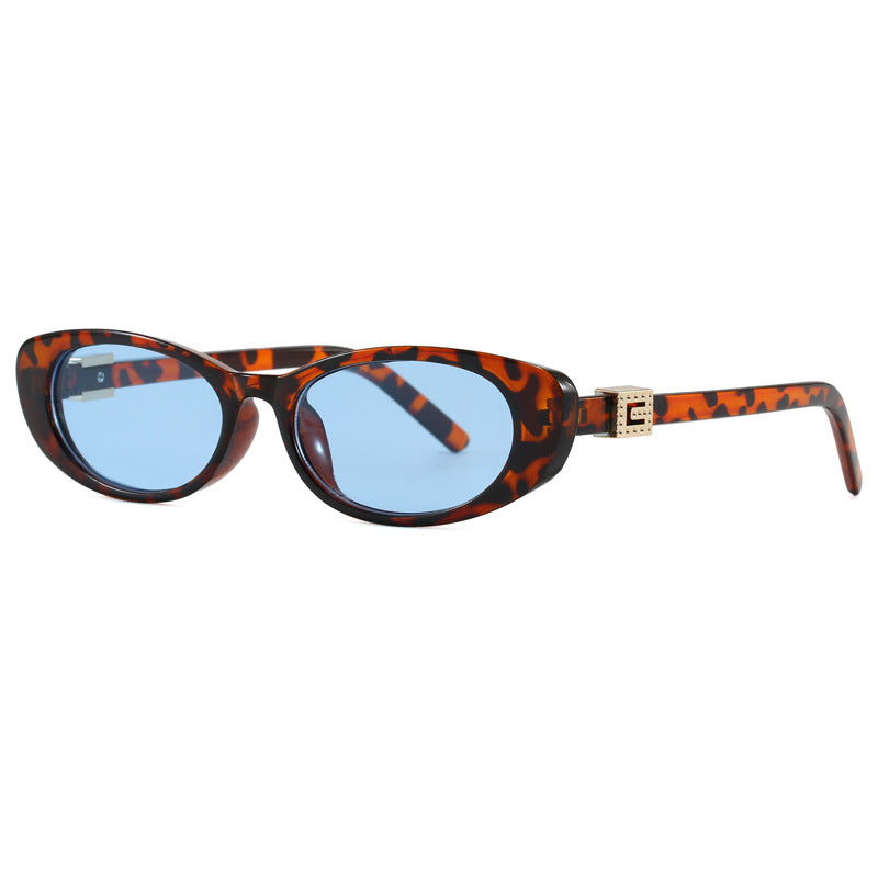 Damen Cat-Eye Sonnenbrille mit stilvollem Rahmen und luxuriösen Akzenten Brehn
