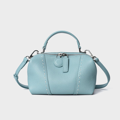 Gepunktete Kuppeltasche mit abnehmbarem Crossbody-Tragegurt