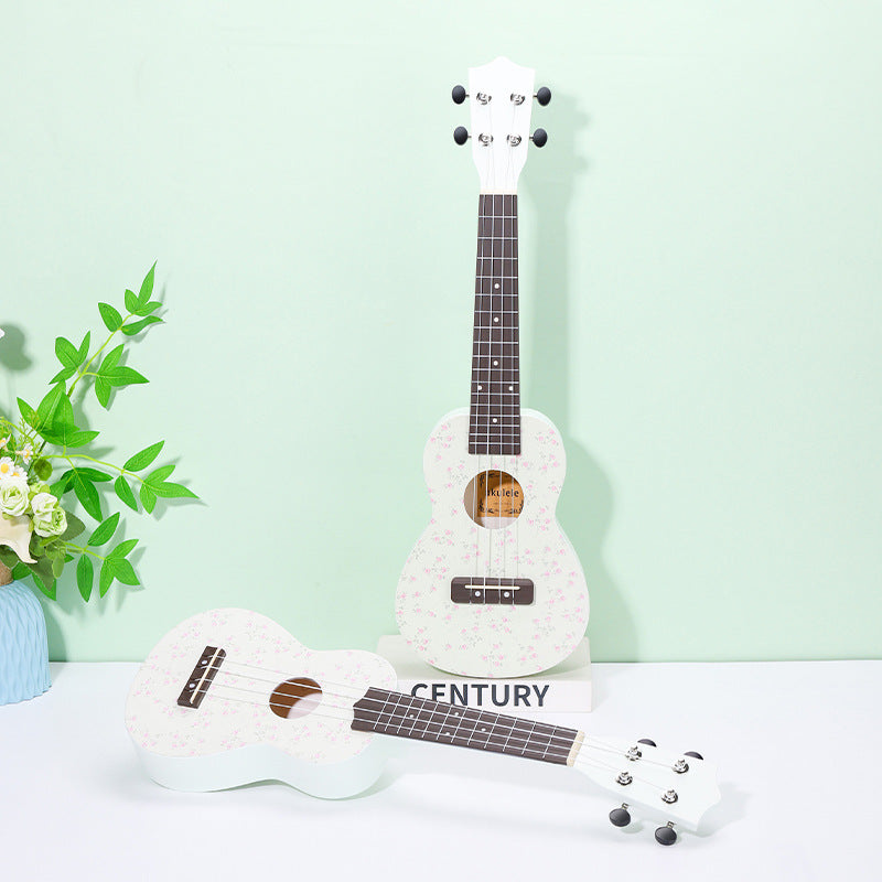 Blumenmuster Ukulele Brehn