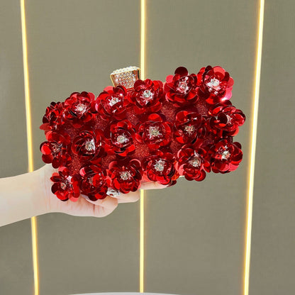 Florale Verzierte Abendclutch  1791727849