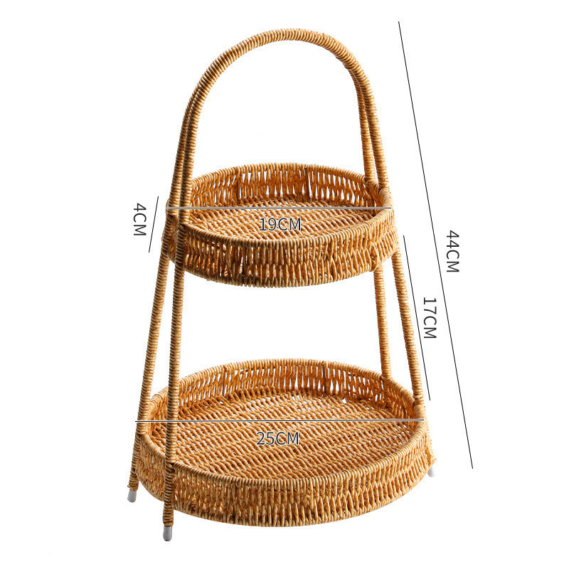 Handgefertigter Rattan Aufbewahrungskorb Brehn