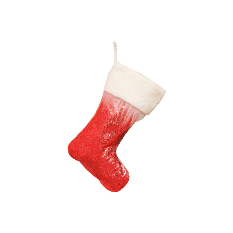 Dekorative Pailletten Weihnachtsstrümpfe
