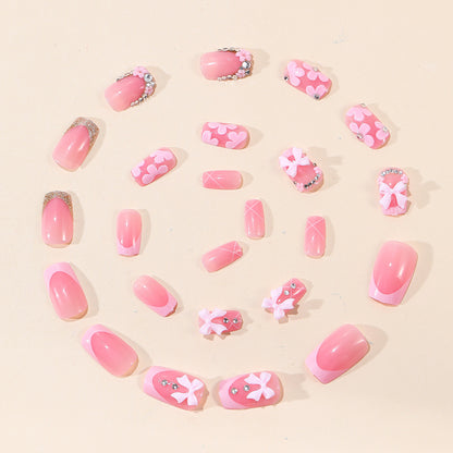Dekorative 3D Blumen Acryl Nagelkunst Erweiterungen Brehn