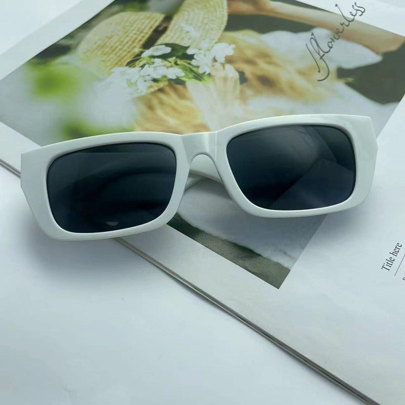 Stylische Übergroße Schild Sonnenbrille Brehn