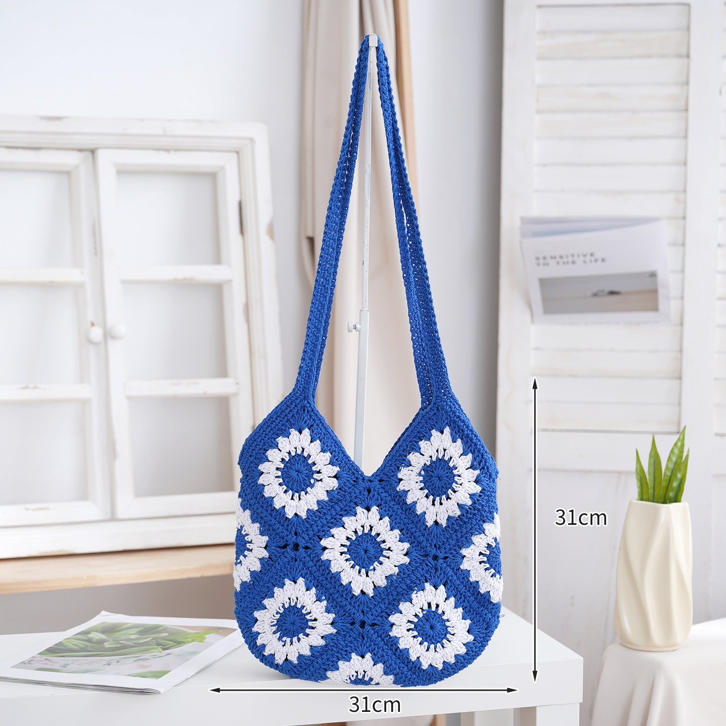Handgefertigte Basttasche Brehn