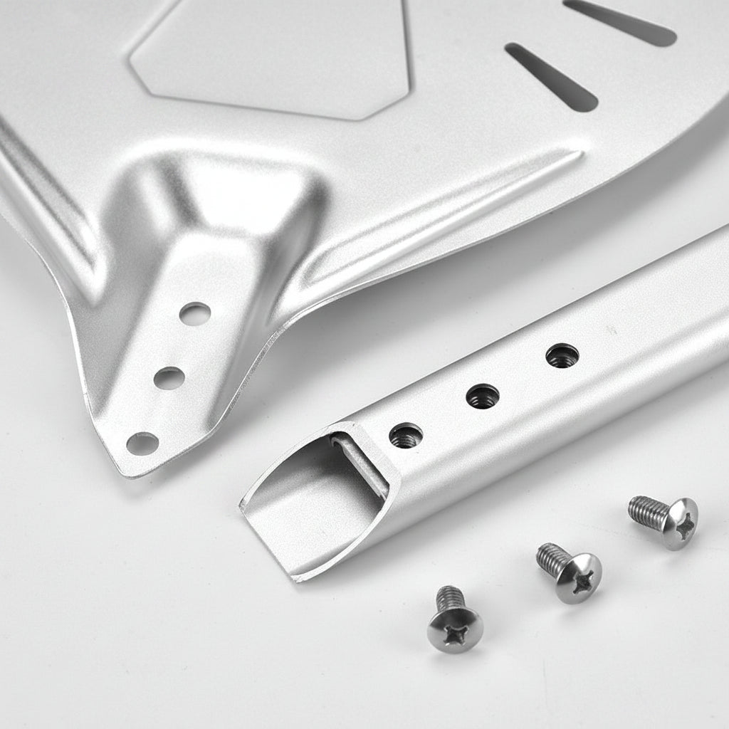 Extra Leichte Faltbare Pizzaschaufel Aus Aluminium mit Gelochter Schaufelfläche und Abnehmbarem Griff Brehn