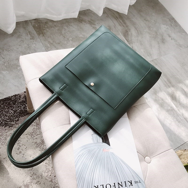 Elegante Lederhandtasche Brehn