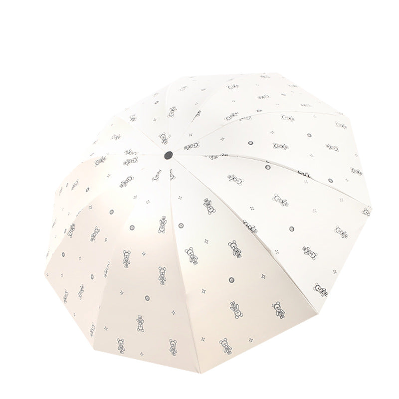 Damen verspielter und farbenfroher Regenschirm Brehn