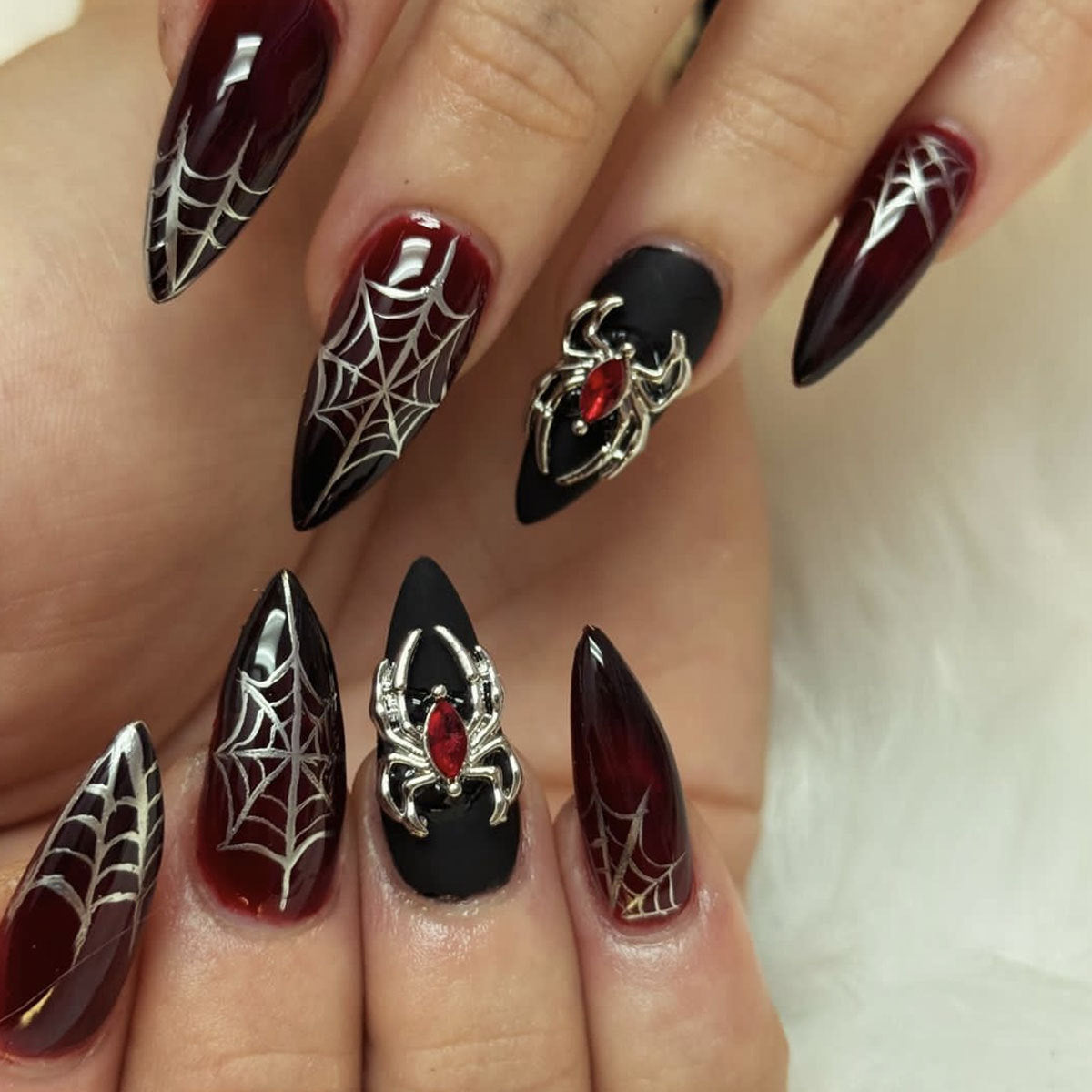 Halloween-Themen 3D Dekorative Nagelkunstverlängerungen Brehn