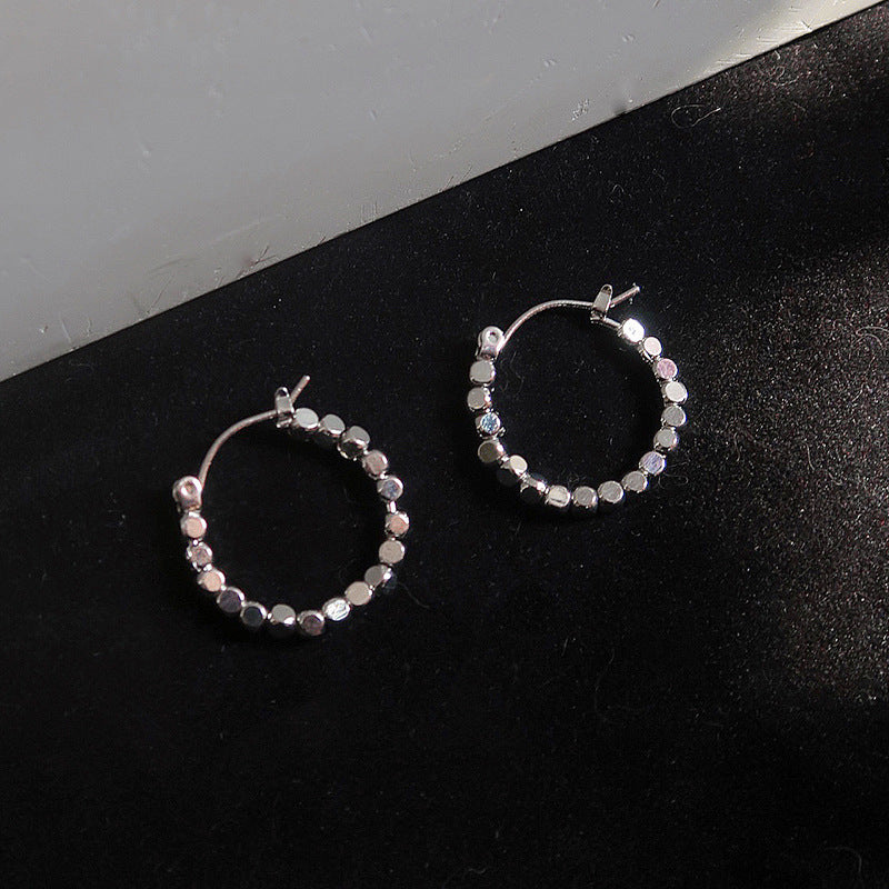 Elegante Creolenohrringe mit Funkelnden Kristallen Brehn