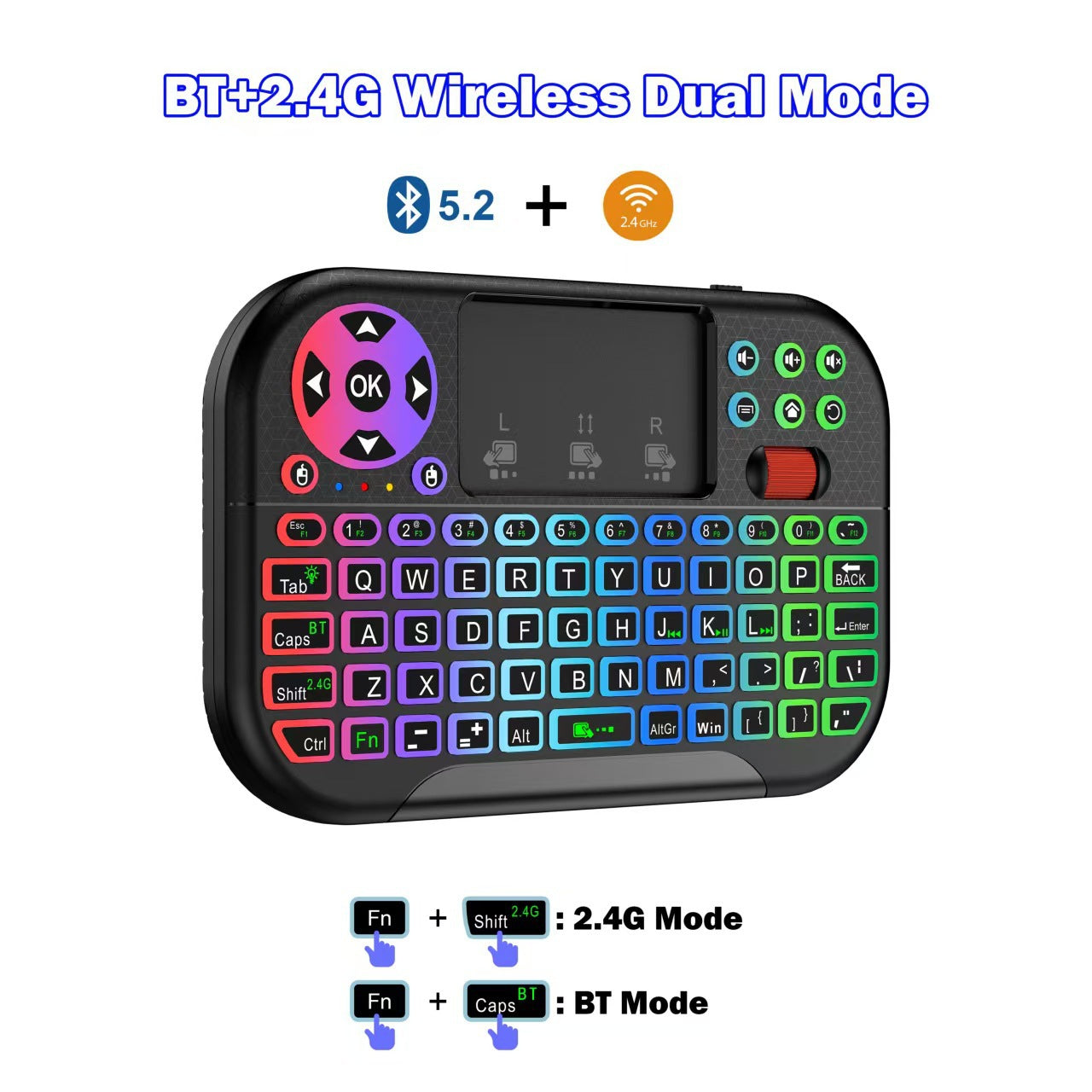 Mini Wireless Touchpad Tastatur Brehn